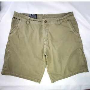 Kühl Mens Cargo Shorts Size 40 Khaki Outdoor Hiking Ripstop Utility Gorpcore
